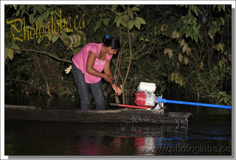 first day on the cruise, night trip  On the Amazon river, Manaus, Amazonie, Brasil le 01 April 2013. Photo: Pascal Gazon